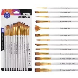 Artist Paint Brush 13pcs Set Mix