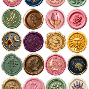 Vintage Wax Seal Stickers