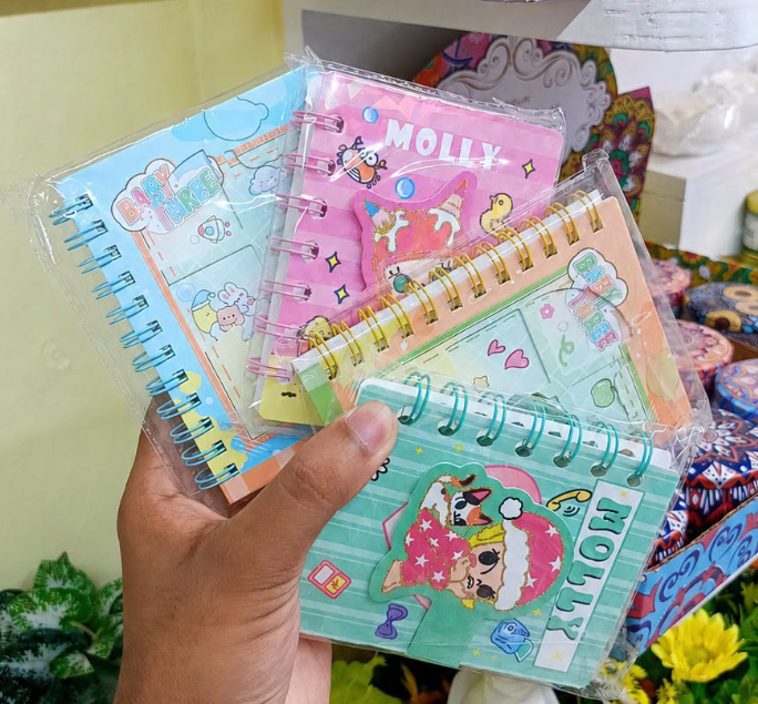 Cute Mini Portable Coil Notepad Diary