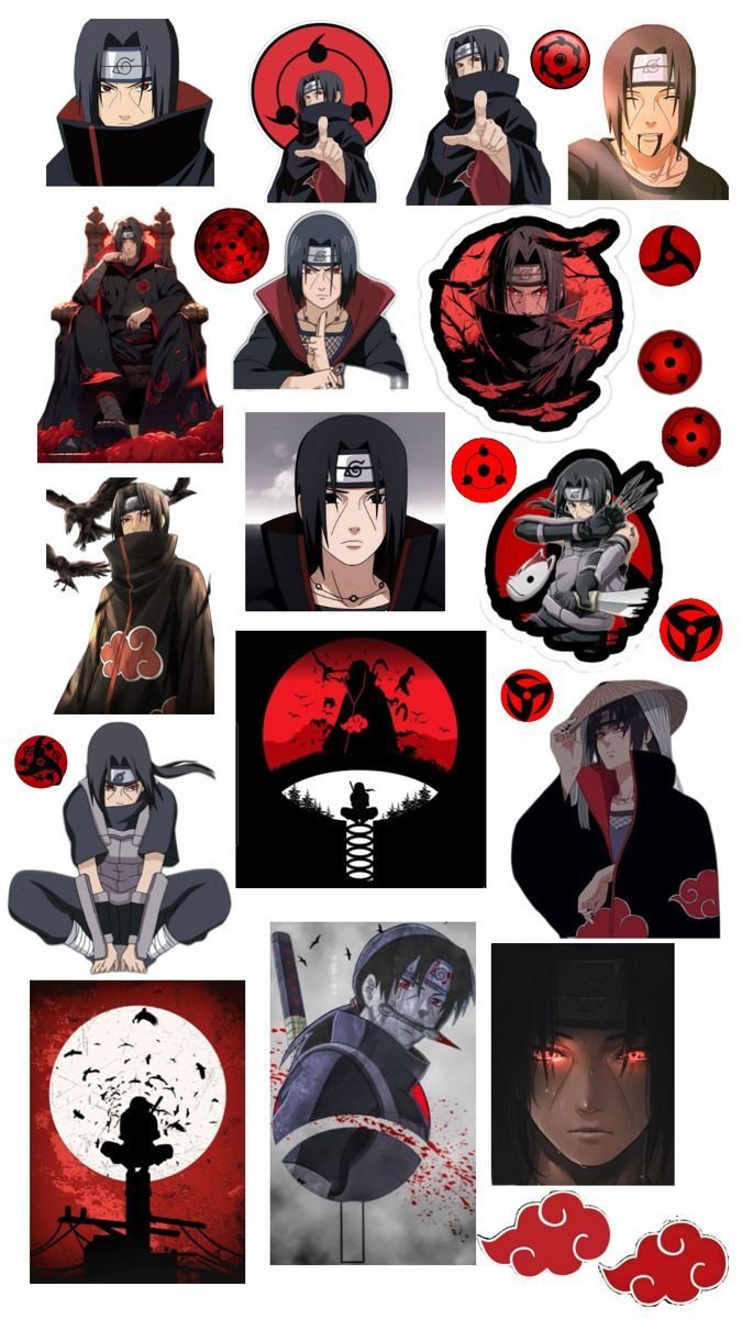 Itachi Uchiha Anime Stickers